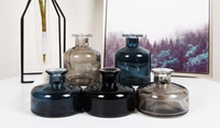 Bouteille diffuseur d'huile aromatique en verre transparent de luxe, vide, personnalisable, 50ml, 100ml, 150ml, 250ml, 500ml, pour emballage cosmétique – Vente en gros
