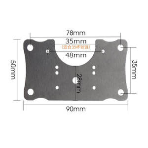 Patch de réparation de charnières de meubles en acier inoxydable pour cuisines, salons, gymnases, écoles, hôpitaux - Durable, antirouille, écologique, facile à poser - Product Image 5