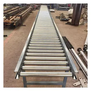 Yükleme ve boşaltma için endüstriyel paslanmaz çelik galvanizli sürüş makaralı konveyör üretici Powered makaralı konveyör