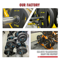 Plaques de poids en polyuréthane (PU) personnalisées OEM, acceptables directement de l'usine, vente en gros de disques de musculation pour l'entraînement