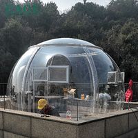 Tente Dôme Modulaire Autoportante en Polycarbonate avec Cadre en Aluminium, Nouveau Design Moderne, Porte Coulissante – Vente Chaude