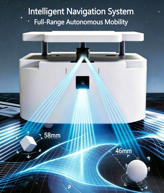 Lidar SLAM Navigation Autonomous Mobile Robot Chassis with 360 Degree Spin Obstacle Avoidance DT-01 S1 for Smart Logistics