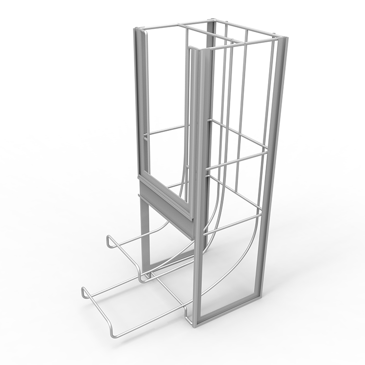 Customized Countertop Metal Wire Display Stand Canned Coffee Display Rack Dispenser for Supermarket — view 5