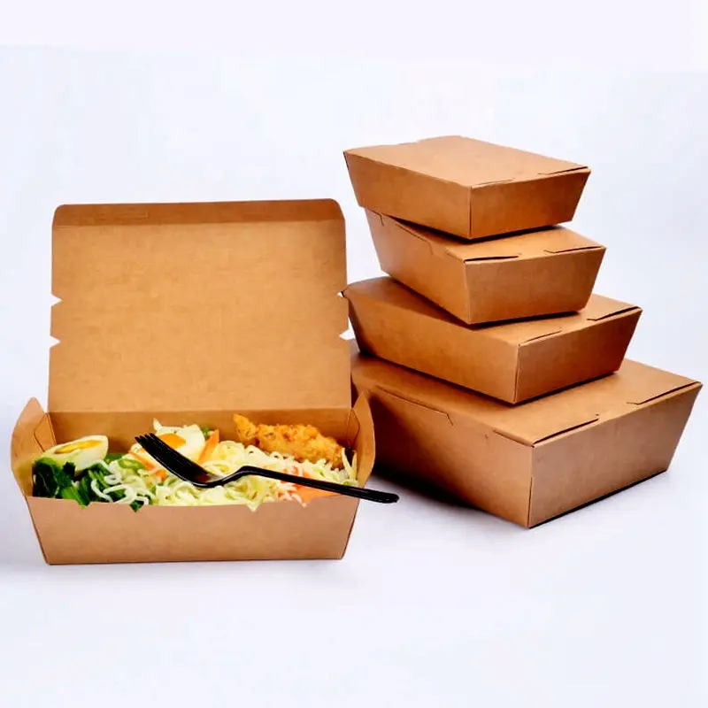Carry out paper food containers, to go restaurant food paper boxes