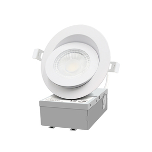 4 inch 3cct 5cct Gimbal lõm dẫn đèn nồi 9 wát Dimmable có thể điều chỉnh <span class=keywords><strong>Led</strong></span> Gimbal Downlight với hộp nối - Product Image 4