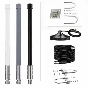 Wifi Antenna Long Range 2Km 2.4G 5.8G Wifi Outdoor Omni Directional Antenna Helium Fiberglass Communication Antenna