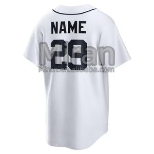 เสื้อเบสบอลแบบซับลิเมชั่นสั่งทำคุณภาพดีที่สุด ขายส่งชุดเบสบอล # มิเกล คาเบรรา หมายเลข 24 # 20 สเปนเซอร์ ทอร์เคิลสัน - Product Image 3