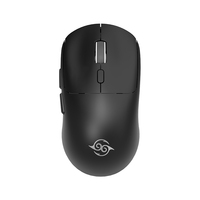 Mouse Optik Nirkabel Wooking WM 5.0 2.4G Dual Mode Ringan DPI Dapat Disesuaikan Klik Senyap RGB Backlit Stok Tersedia untuk Kantor dan Gaming