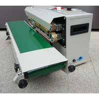 FR-900 machine de scellage de film continu, machine de scellage thermique de sacs de film plastique horizontal automatique