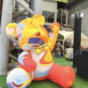 Orso Gonfiabile Pubblicitario Personalizzabile con Luci LED Zhenmei, Modello Gonfiabile per Eventi/Festività e Grandi Inaugurazioni - Product Image 4