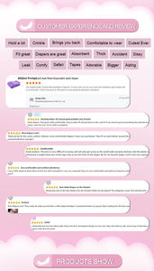 Abdllover – couche-culotte imprimée pour adulte, grande, moyenne, épaisse, jetable, pour fille, sexy, petite taille - Product Image 6