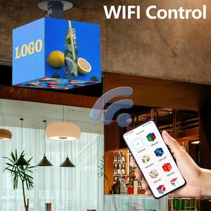 P2.5 Magic Cube trong nhà đầy đủ màu sắc màn hình LED 5 mặt Wifi kiểm soát hiển thị 1200cd độ sáng 100,000 giờ tuổi thọ cho cửa hàng - Product Image 2