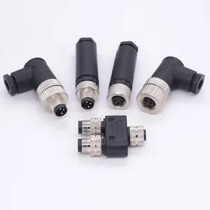 Chinese Supplier M8 M12 Assembly Waterproof DIY PVC Plastic Cable Connector