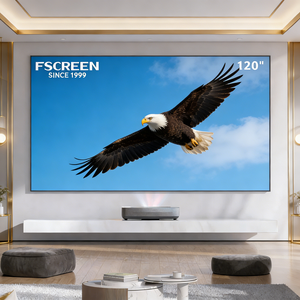 Écran de projection UST à cadre fixe Fscreen Aura Series Fresnel ALR 150 pouces Tri-Chroma 8K UHD pour téléviseur laser Home Cinéma - Product Image 6