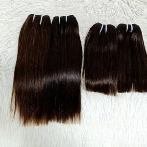 Promoción Letsfly, Paquetes de Cabello Virgen Original 12A, 8-14 Pulgadas, 1 kg, Paquetes de Cabello Humano, Extensiones Marrones Naturales Mixtas, 100% Cabello Humano - Product Image 5