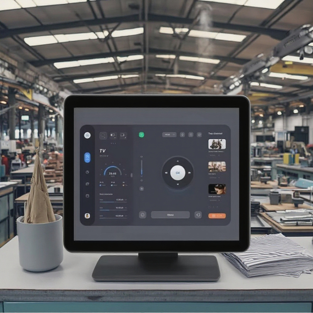 17 Inch Capacitive Touch Screen Monitor IP65 Waterproof TFT LCD Panel PC Smart HMI LED Display for POS/Kiosk/Industrial Use