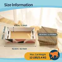 Meilleure vente de produits pour animaux de compagnie 2025 grattoir et boîte de lit ondulé tout-en-un rechargeable-grand jouet en carton pour animaux de compagnie