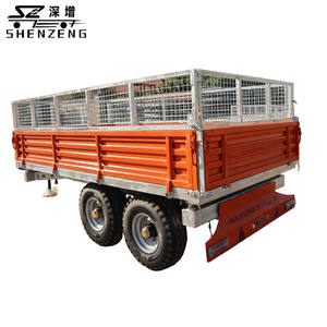 <span class=keywords><strong>Remolque</strong></span> tractor de 4 ruedas de <span class=keywords><strong>doble</strong></span> <span class=keywords><strong>eje</strong></span> de 5 toneladas, remolques usados para tractores agrícolas - Product Image 5