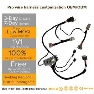 Hochfester PTFE-Geflechtkabelbaum für Bremssteuerung, Hydraulikverriegelung, Robotergelenk-Aktuator, AGV-Notstopp und Computer - Product Image 1