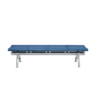 OEM fábrica personalizable colores Metal PU muebles de sala de espera 1/2/3/4/5 plazas aeropuerto Hospital silla banco de recepción - Product Image 3