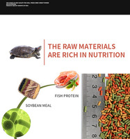 Aliments pour animaux domestiques à haute teneur en protéines Reptile Tortue Boulettes Tortue Nourriture pour tortue