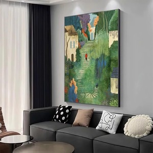 <span class=keywords><strong>Pintura</strong></span> en Relieve 3D con Textura de Arenisca, Arte Mural Abstracto Estilo <span class=keywords><strong>Matisse</strong></span>, Personalizable para Hoteles, con Marco, Impresión UV Ecológica - Product Image 2