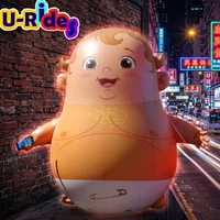 Ballon publicitaire géant gonflable personnalisé avec logo, prix d'usine, PVC 0,18 mm, imprimé UV, certifié CE