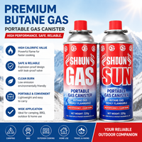 Cartouche de gaz butane jetable de qualité supérieure 220g 227g pour réchaud portable et barbecue