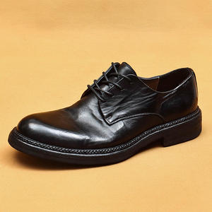 High Quality Full Brogue Oxford <b>Slip</b>-<b>On</b> Leather Dress Shoes <b>Men</b> Classic Point Toe Wedding Shoes Office Career New Fashion Trendy - Product Image 2