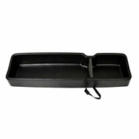 Boîte de rangement sous le siège pour Ford F150 SuperCrew/Crew Cab 2015-2025, organisateur noir