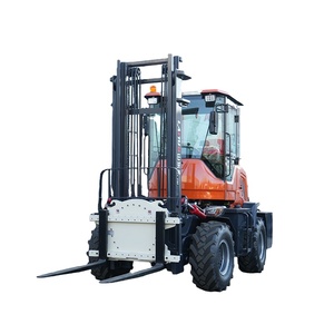 מלגזה טלסקופית דיזל LaiTuo SDLT8.0T לכל סוגי השטח 4x4, 8 טון, עם תורן דו-שלבי - Product Image 1