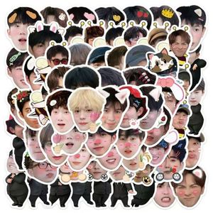 Creative Design New Kpop UV Resist Vinyl PVC Adhesive <b>Computer</b> Labels Customizable Logo <b>Sticker</b> Decoration Paper - Product Image 2