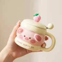 Mug en céramique écologique au design unique, compatible micro-ondes et lave-vaisselle, durable, pour café et lait, idéal pour la maison et les cafés.