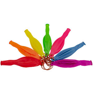 Ballons de frappe épaissis Balles de frappe amusantes avec poignée en élastique Ballons de frappe intéressants en latex - Product Image 5