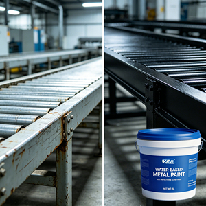 No Sanding Anti Rust Metal <strong>Paint</strong> for Steel Iron Outdoor Direct to Metal Coating Easy Application - Product Image 2