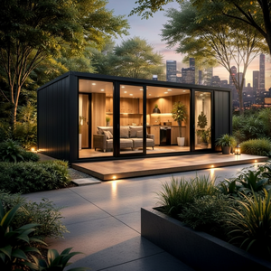 Casa Contenedor Modular Prefabricada, Cabaña Portátil con Baño y Cocina para Hotel, Oficina, Tienda, Almacén y Terrenos Vacíos - Product Image 6