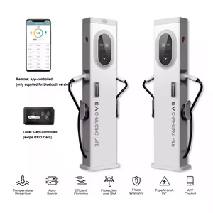 DIBOEV Nouveau chargeur EVSE 32A triphasé 22-43KW <span class=keywords><strong>AC</strong></span> double pistolet IP66 étanche avec interfaces <span class=keywords><strong>Type</strong></span> 1/2/CHAdeMO/ Montage au sol - Product Image 3