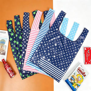 Commande en gros – Sac de courses pliable multi-usage en polyester, écologique et portable, idéal pour le shopping, les voyages et les sorties quotidiennes - Product Image 5