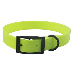 Colorato eco-friendly TPU collare <span class=keywords><strong>cane</strong></span> impermeabile uretano Pet collare personalizzato rivetto solido direttamente prodotto - Product Image 1