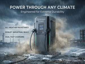 Chargeur rapide DC 120 kW pour véhicules électriques et camions, compatible CCS1 CCS2, avec terminal <span class=keywords><strong>de</strong></span> paiement HPC GB/T, station <span class=keywords><strong>de</strong></span> charge triphasée - Product Image 5