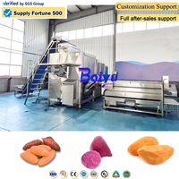 Baiyu commerciële stoomschilmachines voor de verwerking van zoete aardappelen met automatisch bedieningssysteem