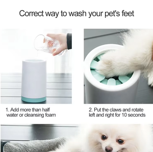 Dog Outdoor Essentials portatile Foot Clean Dog Paw Washer Cup Silicone Dog Paw Cleaner - Product Image 3