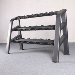 Support de Rangement Hexagonal à Double Niveau et Trois Couches pour Haltères, Équipement de Fitness Commercial Professionnel et Domestique, en Tube Renforcé, USA Mairun - Product Image 5