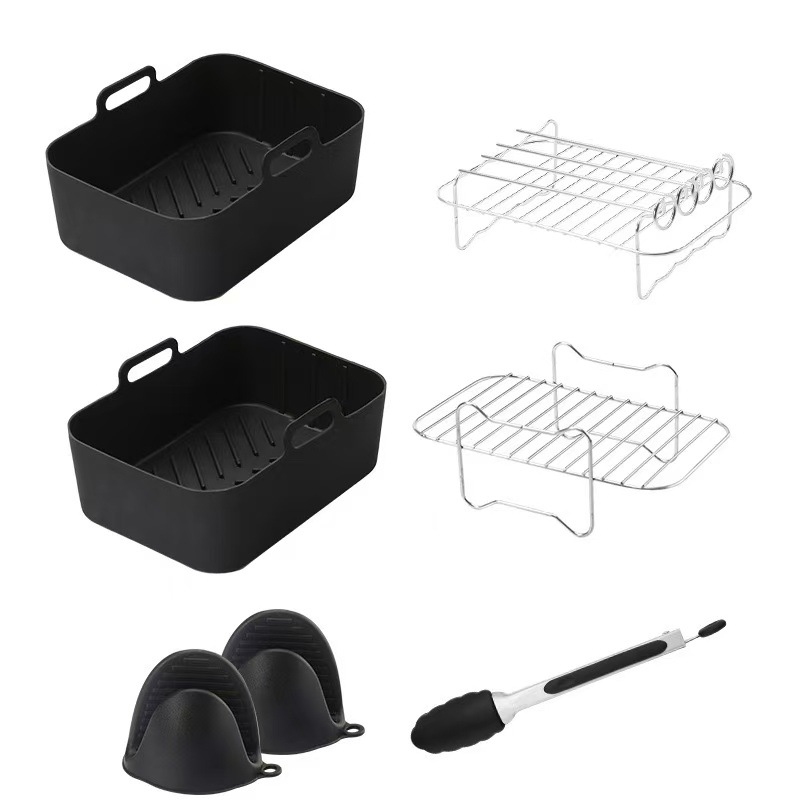 7 pièces Noir