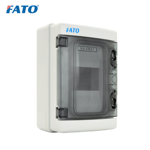 FATO HA 4 Way <span class=keywords><strong>Caja</strong></span> de conexiones impermeable <span class=keywords><strong>IP65</strong></span> Puerta <span class=keywords><strong>exterior</strong></span> MCB <span class=keywords><strong>Caja</strong></span> de distribución con riel Din - Product Image 2