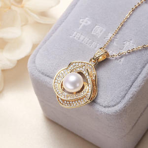 Collar con Colgante de Perla de Agua Dulce de Zhuji Pearl Stall, Productos de Moda en Internet, Joyería para Mujer al por Mayor - Product Image 4