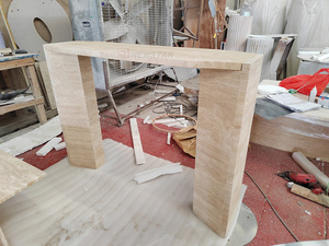 Nouveau design table <span class=keywords><strong>console</strong></span> <span class=keywords><strong>de</strong></span> style simple avec décoration d'entrée <span class=keywords><strong>de</strong></span> salon en travertin mable table <span class=keywords><strong>console</strong></span> mobilier <span class=keywords><strong>de</strong></span> <span class=keywords><strong>jardin</strong></span> extérieur - Product Image 5