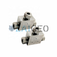 Pièces détachées pour jet d'eau H2O JET 301015-1 20458272 T200-1173 Collecteur de purge en T Pièces détachées pour machine de découpe à jet d'eau Remplacement