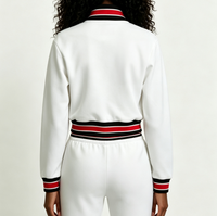 Blouson Bomber en Satin Tricoté de Haute Qualité pour Femme, Matelassé, Zippé, Respirant, Vêtement d'Hiver, Rembourrage 100% Polyester, Col Montant