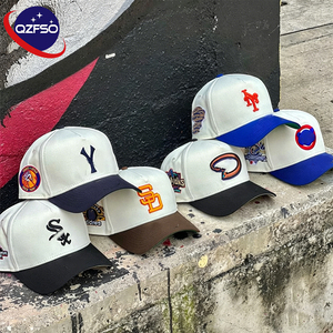 Casquette de baseball sport hip-hop pour homme, QZFSO, broderie personnalisée, nouveau design, 5 panneaux, polyester et coton de haute qualité. - Product Image 1